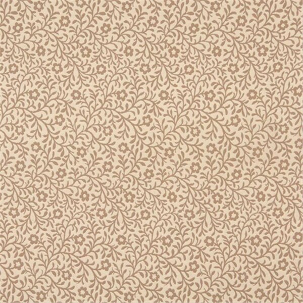 Designer Fabrics 54 in. Wide Beige And Tan Floral Matelasse Reversible Upholstery Fabric F422 - main